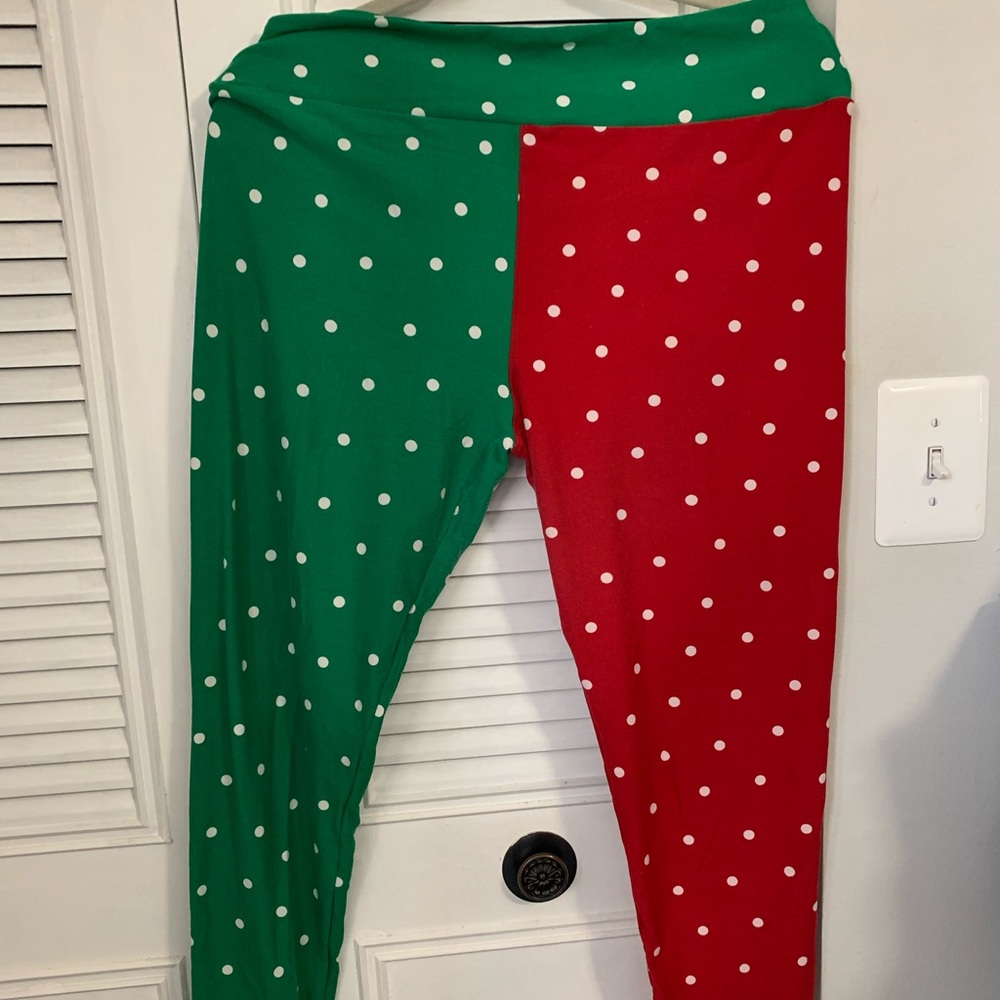 EUC LuLaRoe Christmas/Holiday Leggings TC